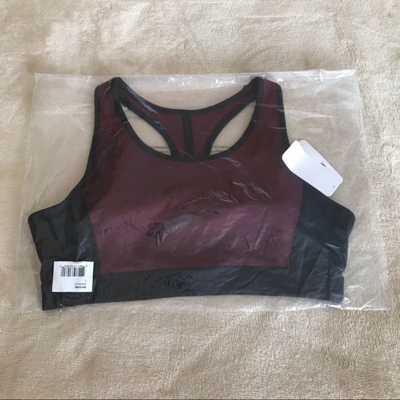 Splendid Suede Racerback Sports Bra - Size L - Picture 5 of 6